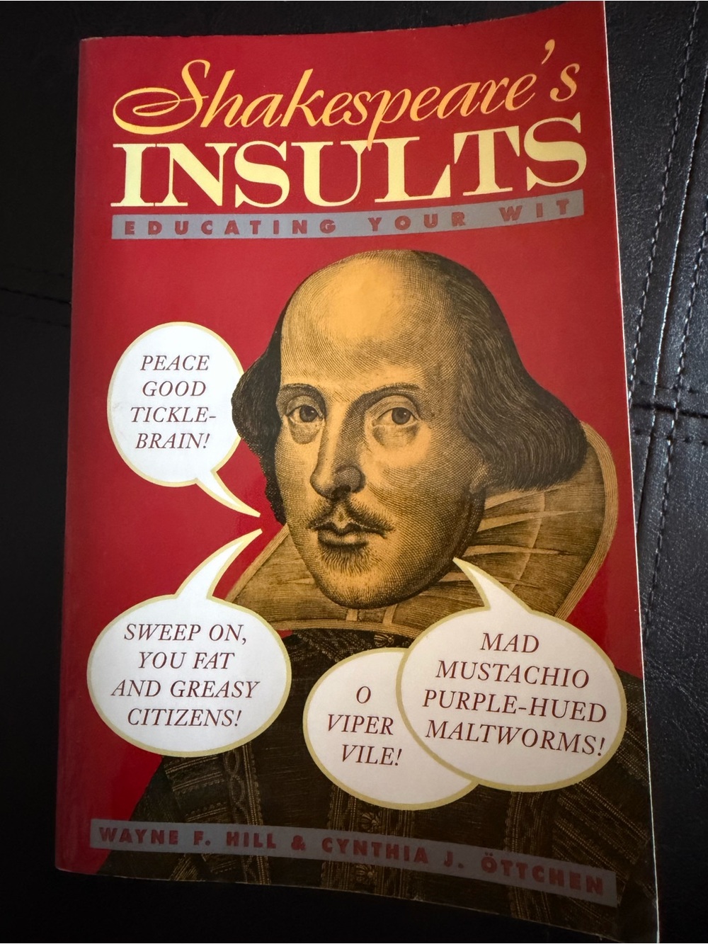 Shakespeare's Insults Book of Quotes Funny Witty Intelligent Read Story Comical